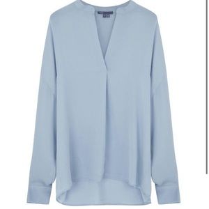 VINCE Light Blue Blouse